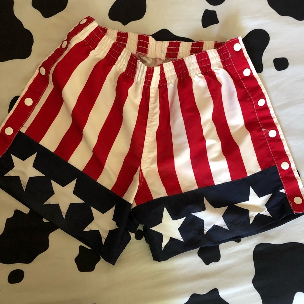 Chubbies USA smuggler tear away swim trunks